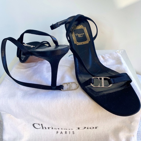 Ultra Rare Vintage Christian Dior CD Sandals NWT - Picture 1 of 10